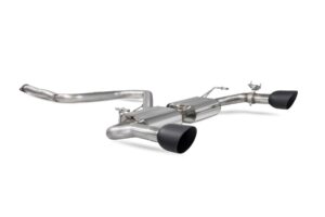 Scorpion Exhaust Non-Resonated GPF-Back With Electronic Valve Daytona Black Ceramic Tailpipe Hyundai i30N Performance GPF Model 2019-2022