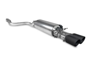 Scorpion Exhaust Black GPF-Back System with electronic valve Ford Puma ST 2020-2024