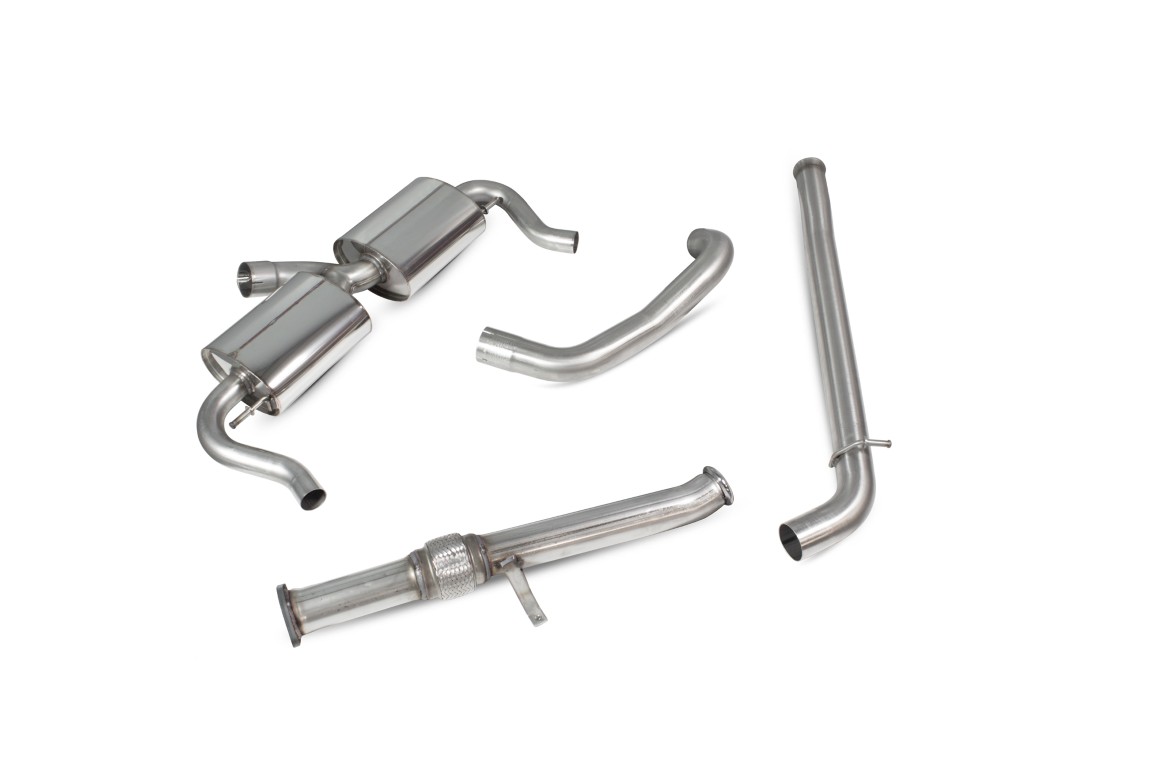 Scorpion Exhaust Non-Resonated Cat-Back System OE Fitment Tailpipe Renault Clio MK4 220 Trophy 2015-2018