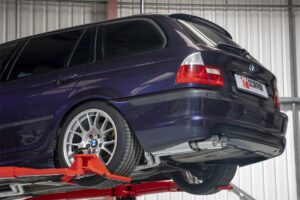 Scorpion Exhaust Cat-Back System Twin Dayton Trims BMW 330 E46 RWD Petrol 2000-2006