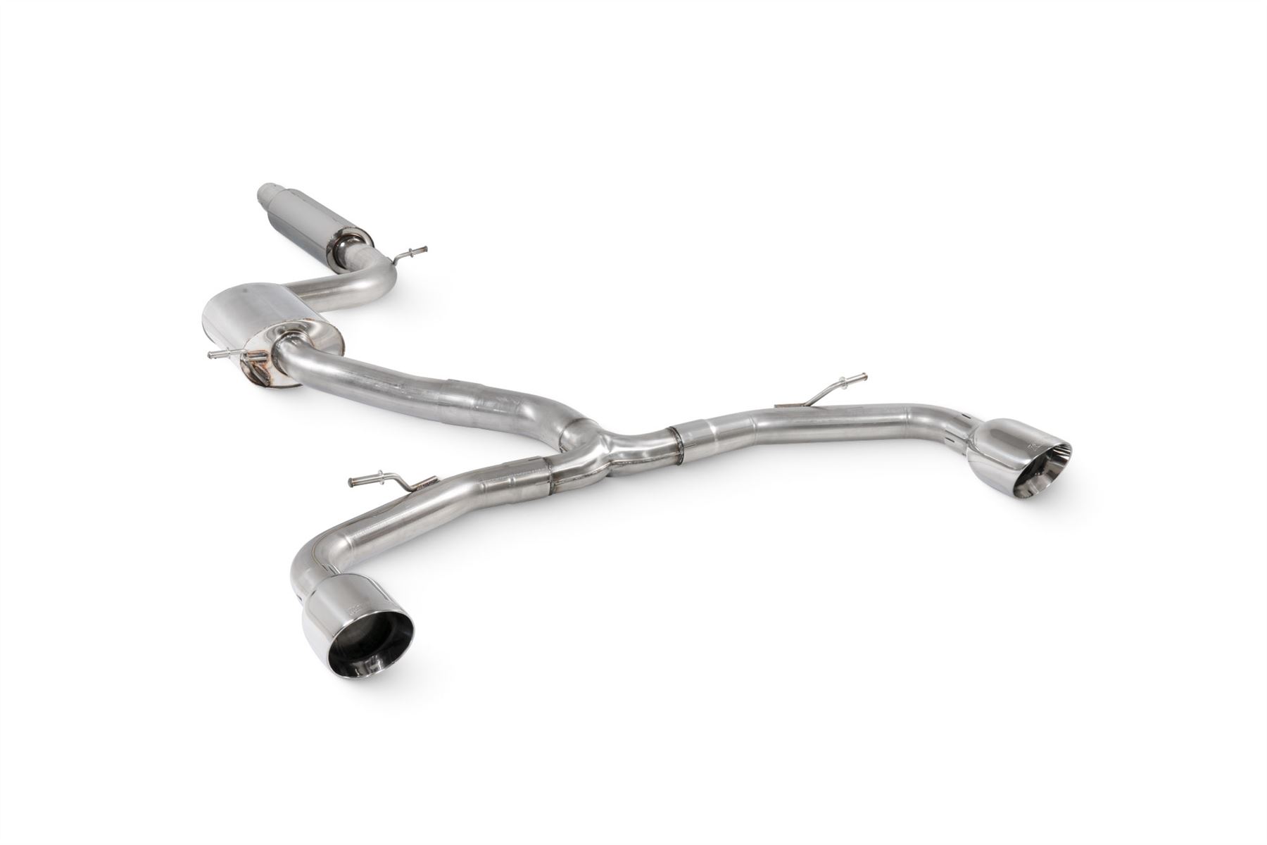 Scorpion Exhaust Resonated GPF Back Polished Trims Seat Cupra Leon 245 2.0 Tsi 2021-2024