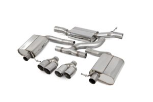 Scorpion Exhaust Resonated GPF-Back System Black Seat Leon Cupra ST 300 Carbon Edition 2018-2019