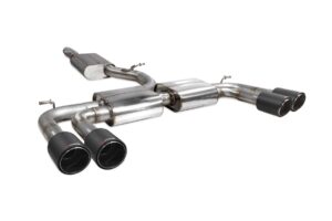 Scorpion Exhaust Resonated Cat/GPF No Valves Audi S3 Saloon 8V 2013-2020