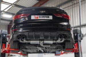 Scorpion Exhaust Resonated Cat/GPF With Valves Audi S3 Saloon 8V 2013-2020