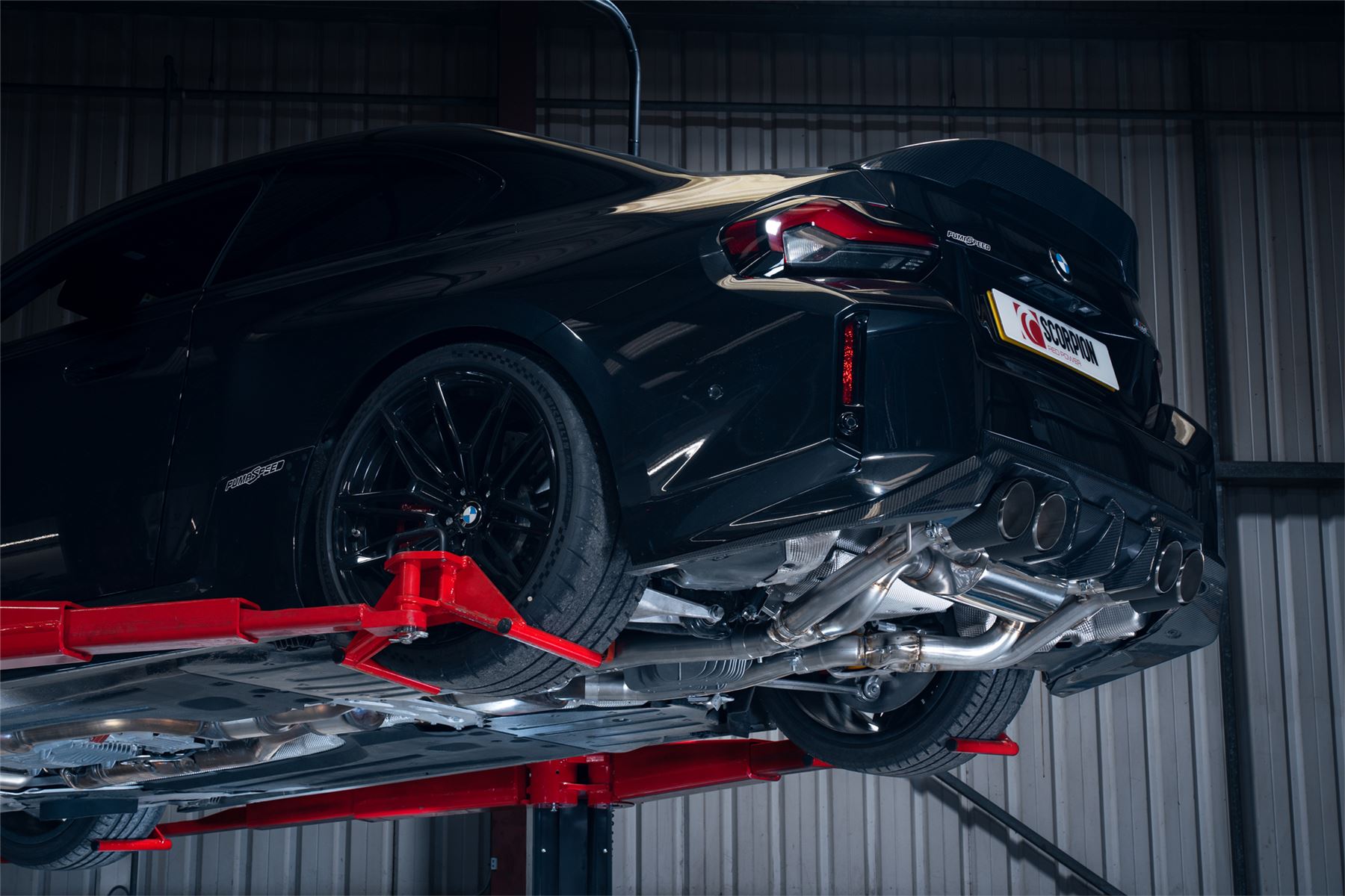 Scorpion Exhaust Half System Carbon Ascari Trims BMW M2 G87 GPF Model 2022-2026