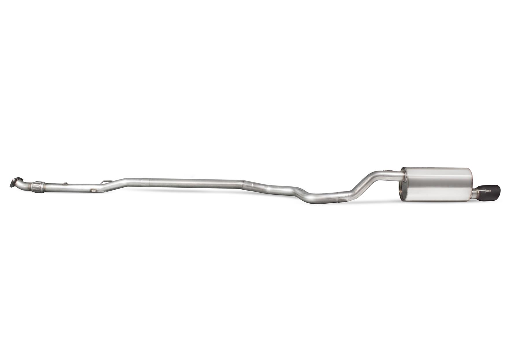 Scorpion Exhaust Non-Res Cat-Back (Black) Vauxhall Corsa E 1.4 2014-2019