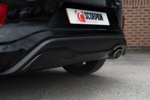 Scorpion Exhaust Non-Res GPF Back Polished Evo Trims Ford Puma MK2 ST-Line 2019-2025