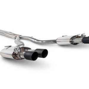 Scorpion Exhaust Cat-Back valved System Daytona Black Ceramic Tailpipe Jaguar F Type R 5.0 Coupe RWD & AWD 2014-2019
