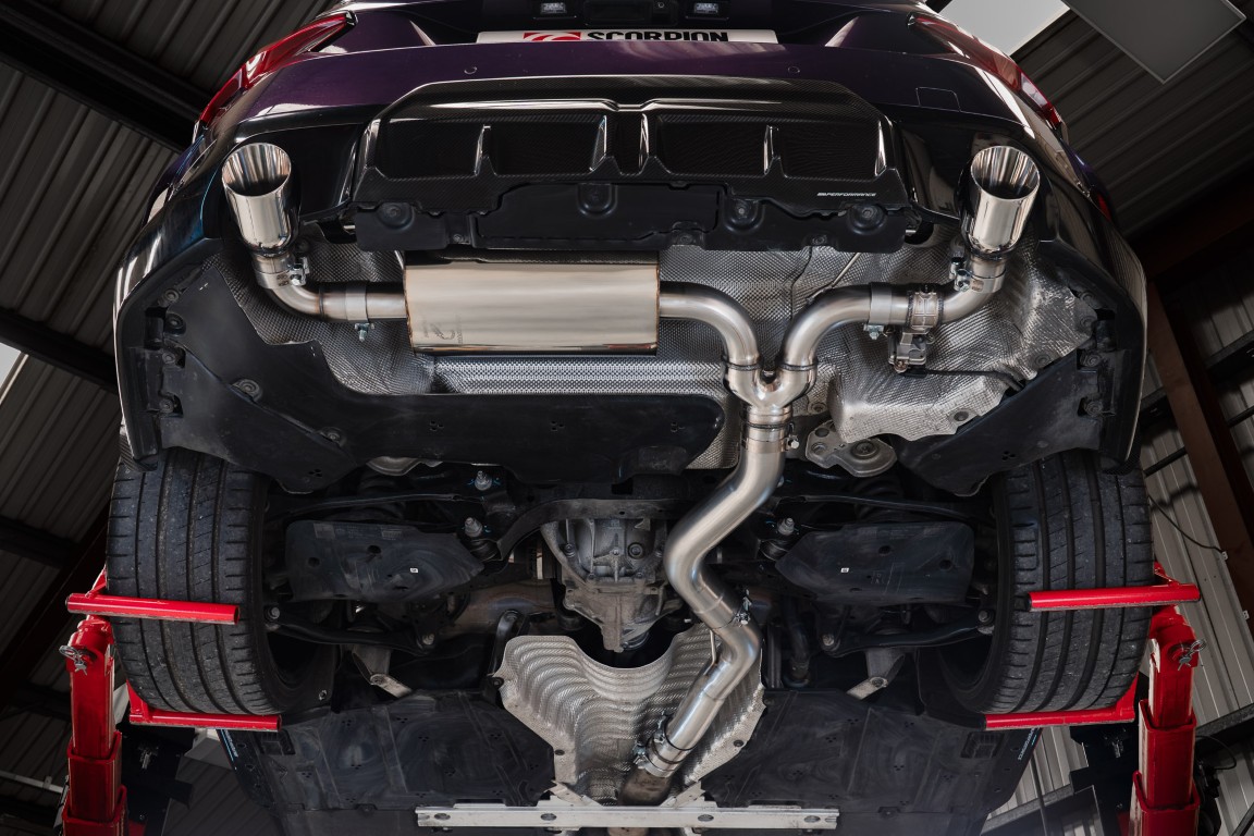 Scorpion Exhaust GPF-Back System With Electronic Valve Daytona Tailpipe BMW 230i G42 Including xDrive GPF Model 2021-2026