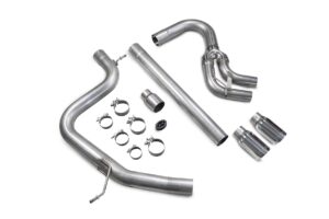 Scorpion Exhaust Cat Back System Polished Trims Volkswagen Golf GTD MK7 185PS 2013-2016