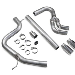 Scorpion Exhaust Cat Back System Polished Trims Volkswagen Golf GTD MK7 185PS 2013-2016