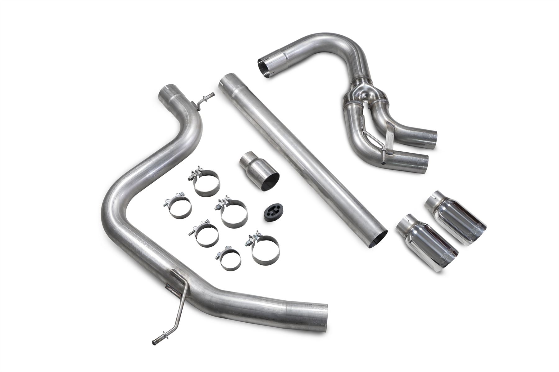 Scorpion Exhaust Cat Back System Polished Trims Volkswagen Golf GTD MK7 185PS 2013-2016