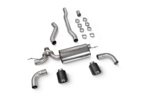 Scorpion Exhaust GPF-Back System Carbon Trims Mini Cooper S Clubman F54 Excludes JCW and ALL4 models 2019-2024