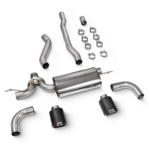 Scorpion Exhaust GPF-Back System Carbon Trims Mini Cooper S Clubman F54 Excludes JCW and ALL4 models 2019-2024