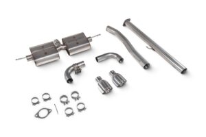 Scorpion Exhaust Non-Resonated GPF-Back System With Valves Daytona Tailpipe Hyundai Kona N 2021-2023