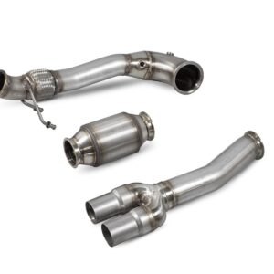 Scorpion Exhaust Downpipe with High Flow Sports Cat Audi RS3 8Y ROW Saloon/Sedan Non-GPF Model 2021-2026