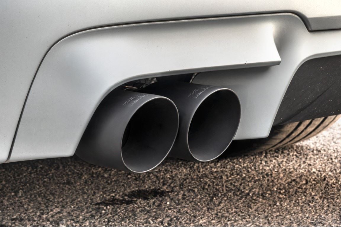 Scorpion Rear silencers only Black ceramic Daytona trims BMW M5 F10 2011-2016