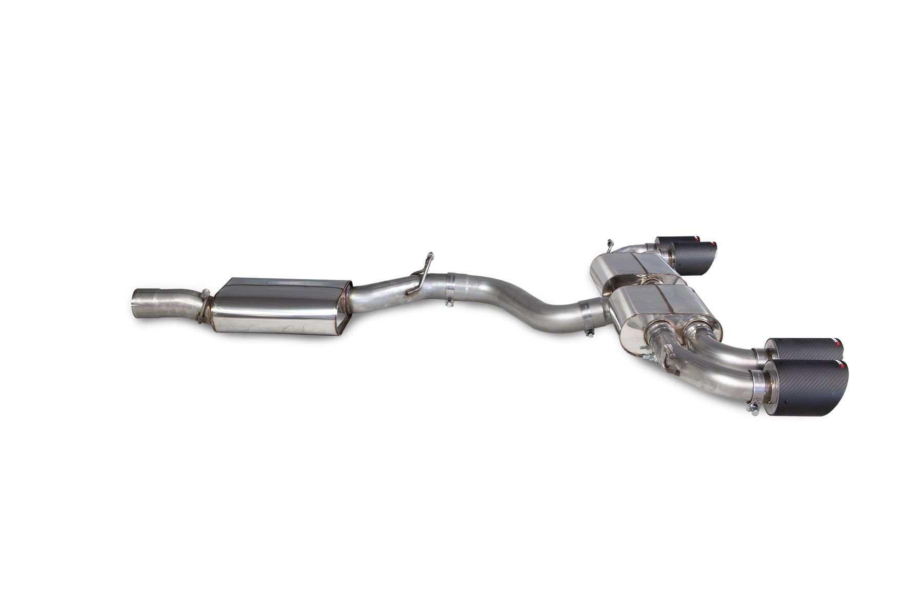 Scorpion Exhaust Resonated Cat/GPF Back System Audi S3 8Y Sportback 2020-2026