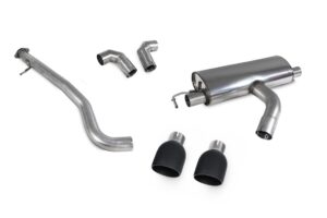 Scorpion Exhaust Non-Resonated GPF Back System Daytona Black Ceramic Tailpipe Toyota Yaris GR Circuit Pack Pre-Facelift 2020-2024