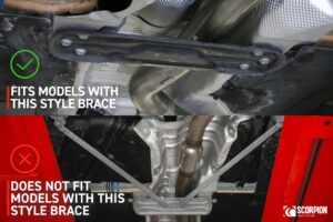 Scorpion Exhaust Tunnel Brace BMW M240i F22/23 Non-GPF Model 2016-2018