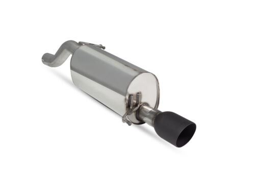Scorpion Exhaust Rear Silencer Only (Black) Vauxhall Corsa E 1.4 Turbo Non-GPF Model 2014-2019