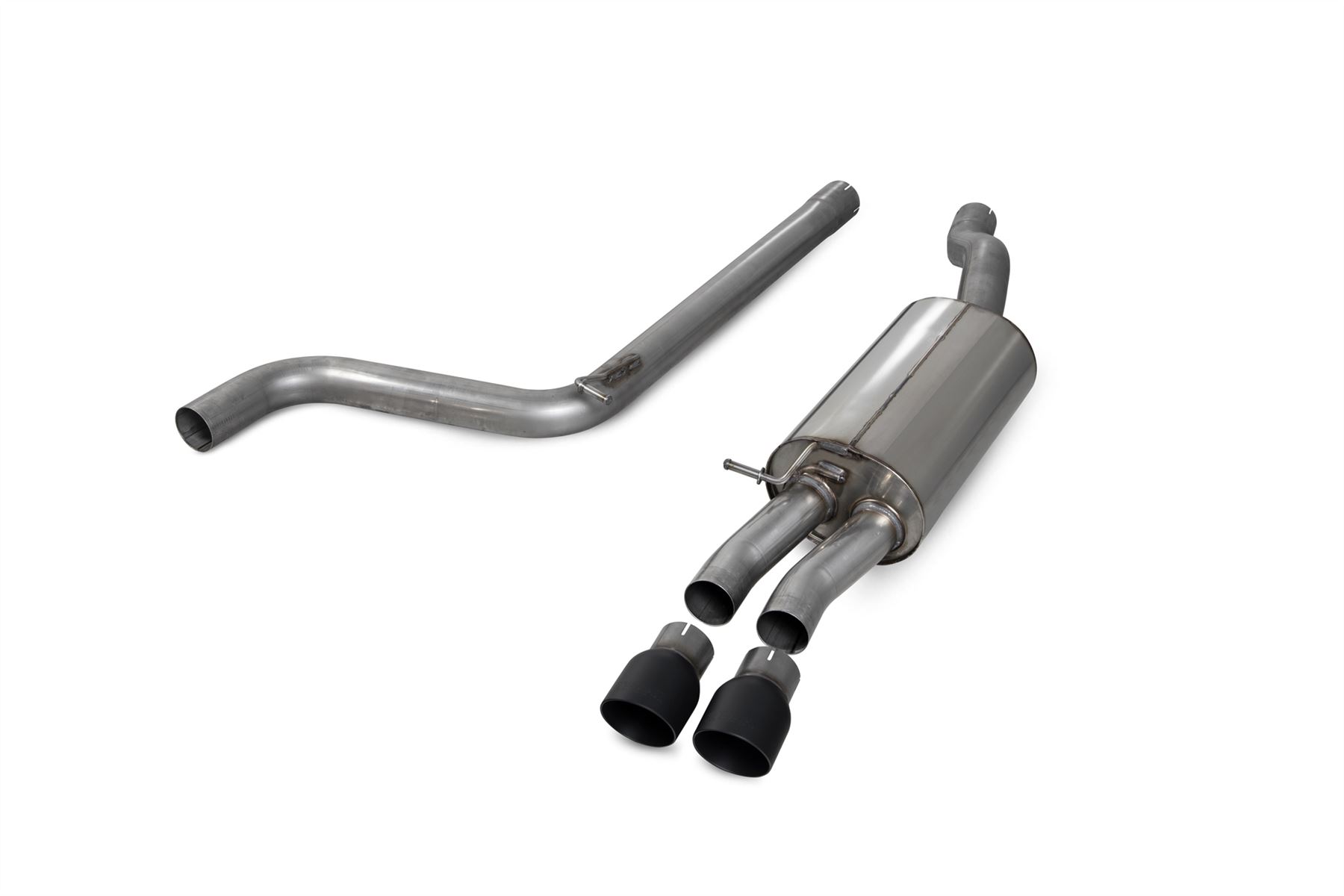 Scorpion Exhaust Non-Res GPF-Back (Black) Volkswagen Polo GTI AW (GPF Model) 2018-2026