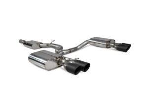 Scorpion Exhaust Resonated GPF-Back System Daytona (quad) Black Ceramic Tailpipe CUPRA Leon ST VZ 4Drive 2020-2026