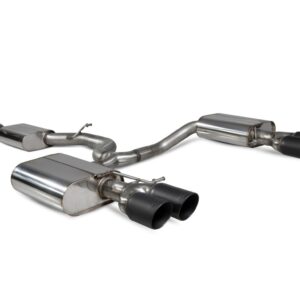 Scorpion Exhaust Resonated GPF-Back System Daytona (quad) Black Ceramic Tailpipe CUPRA Leon ST VZ 4Drive 2020-2026