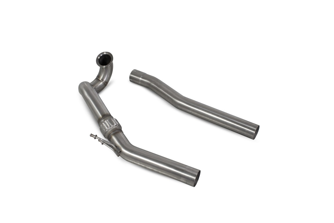 Scorpion Exhaust De-Cat Downpipe Audi S3 2.0T 8V Saloon Facelift Non-GPF Model 2016-2018