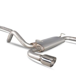 Scorpion Exhaust Non-Resonated Cat-Back System Daytona Tailpipe Fiat 595 Abarth 1.4 Garrett Turbo 2008-2018