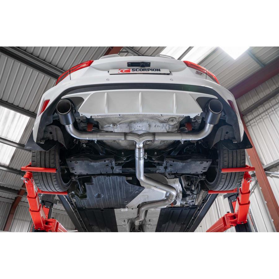 Scorpion Exhaust Predator GPF-Back System Ascari Trims Ford Focus ST Mk4 2019-2025