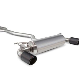 Scorpion Exhaust Non-Res Cat-Back (Black) BMW M140i F20/F21 including XDrive Non-GPF Model 2016-2018