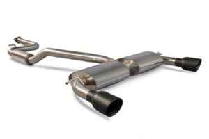 Scorpion Exhaust Res Cat-Back 2.5" (Black) Ford Focus MK2 ST 225 2.5 Turbo 2006-2011