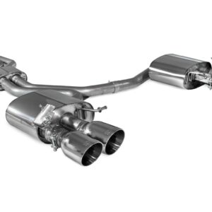Scorpion Exhaust Resonated Half System Daytona Tailpipe Audi S4 B9 Quattro 3.0T V6 Avant Sedan Non-GPF Models 2017-2019