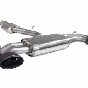 Scorpion Exhaust Resonated Cat-Back System With No Valves Ascari EVO Tailpipe Audi TT RS MK3 Non-GPF Model 2017-2018