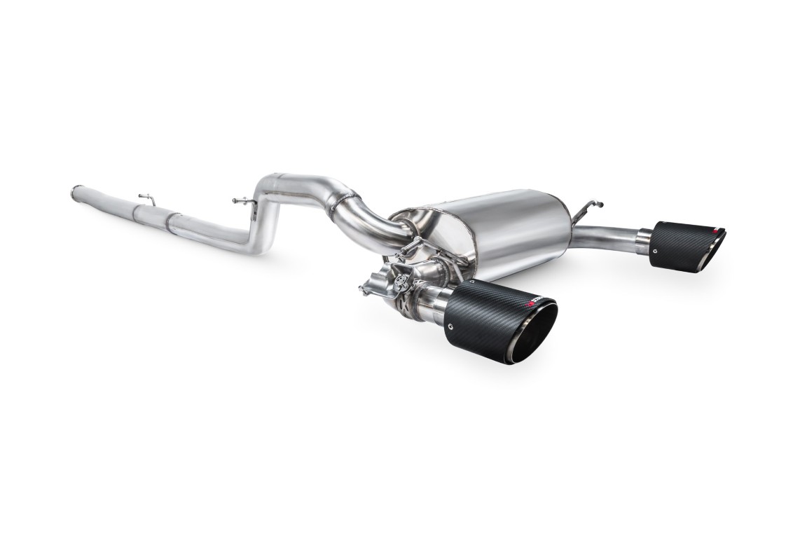 Scorpion Exhaust Cat-Back System With Electronic Valve Ascari Tailpipe Ford Focus MK3 RS Non-GPF Model 2016-2019