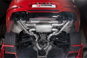 Scorpion Daytona Ceramic Half System With Valve BMW X4 M Pre LCI GPF Model 2019-2021