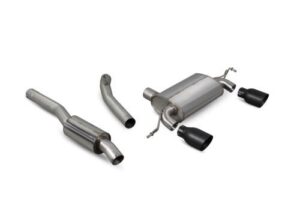 Scorpion Exhaust Res Cat-Back (Black) Audi TT Mk1 Quattro 180 & 225 Bhp 1998-2006