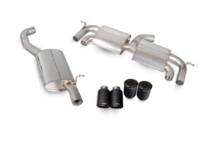 Scorpion Exhaust Res Cat-Back Non-Valved (Black) Volkswagen Golf MK7 R 2014-2016