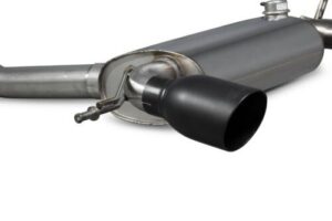 Scorpion Exhaust Res Cat-Back (Black) Audi TT Mk1 Quattro 3.2 V6 1999-2006