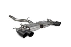 Scorpion Non-res Cat/GPF-Back & valves Volkswagen Golf R MK8/8.5 GPF Model 2021-2026