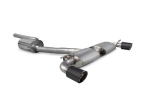 Scorpion Exhaust Res Cat-Back (Black) Volkswagen Scirocco R 2009-2017