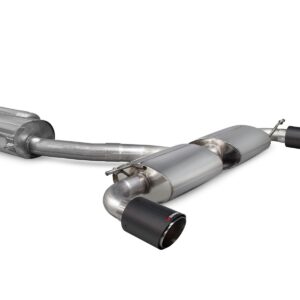 Scorpion Exhaust Res Cat-Back (Black) Volkswagen Scirocco R 2009-2017