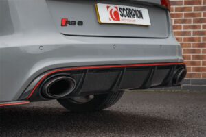Scorpion Exhaust Resonated Half System Audi RS6 Avant C7 2013-2018