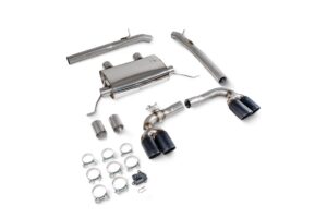Scorpion Exhaust GPF-Back System With Electronic Valve Daytona Black Ceramic Tailpipe BMW X3 M40i MHEV (G01) 2021-2025