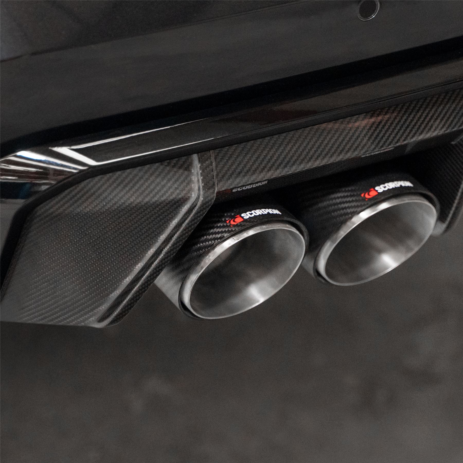Scorpion Exhaust Half System Carbon Ascari Trims BMW M3 G80 Competition GPF Model 2021-2026