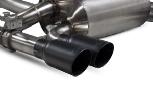 Scorpion Exhaust Non-Res Cat-Back System With Electronic Valves Daytona Black Ceramic Tailpipe BMW M4 F82/F83 GPF & Non-GPF Model 2014-2020