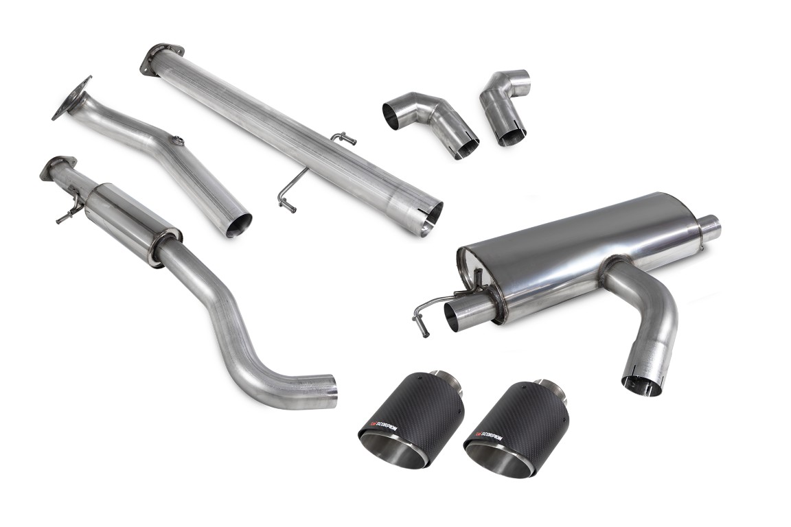 Scorpion Exhaust Resonated GPF Back System Ascari Tailpipe Toyota Yaris GR Circuit Pack Pre-Facelift 2020-2024