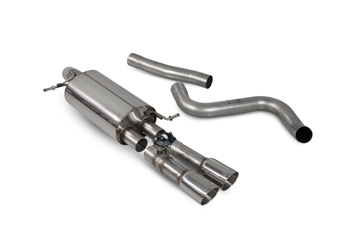Scorpion Exhaust GPF-Back System With Electronic Valve Daytona Tailpipe Ford Fiesta MK8.5 ST 2022-2024
