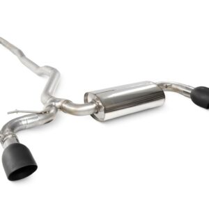 Scorpion Exhaust Tunr Non Resonated Cat-Back System Daytona Black Ceramic Tailpipe Mini Cooper S Clubman F54 Non-GPF Models 2015-2018